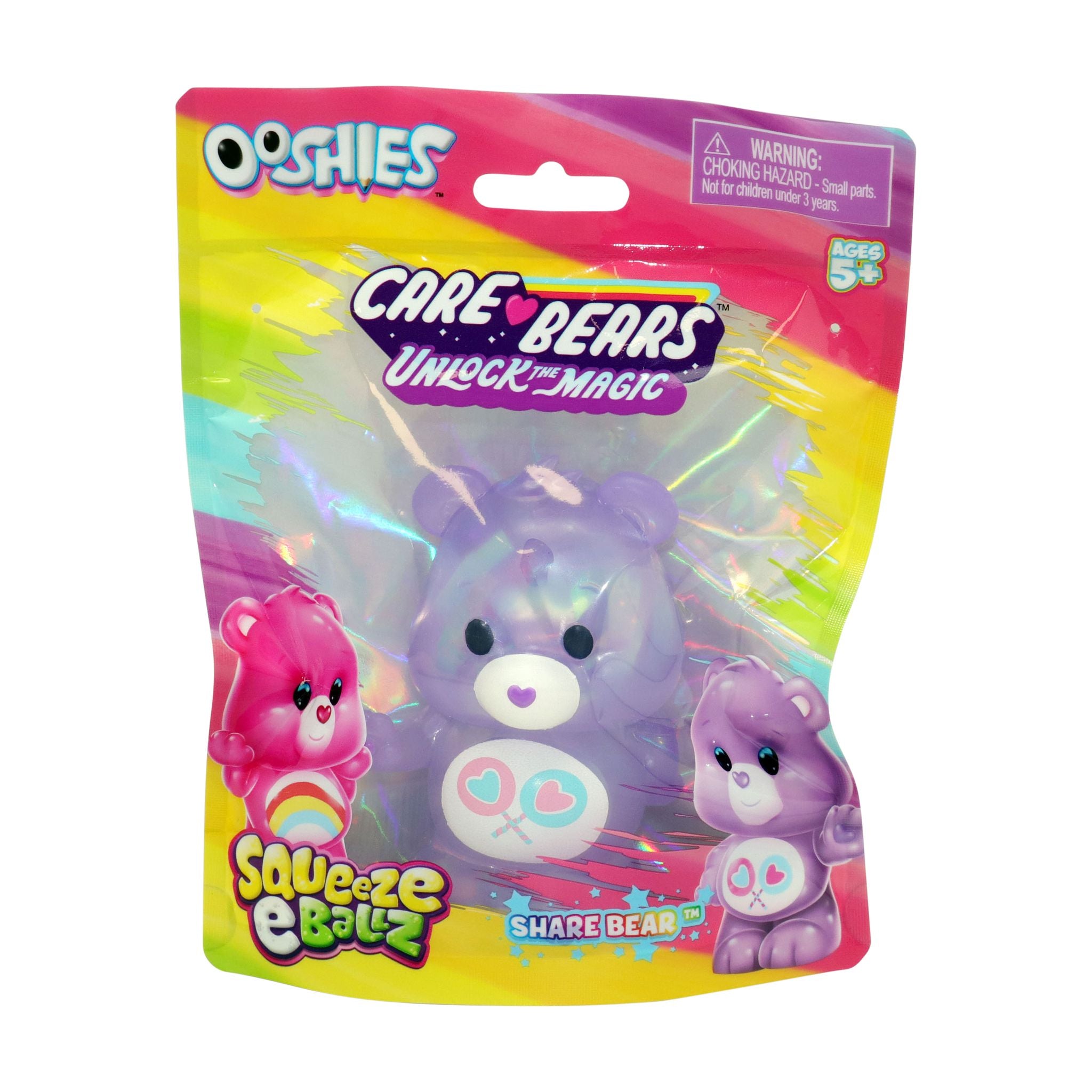 Care Bears Ooshies Squeeze-E-Ballz - Unlock Magic in Assorted Styles