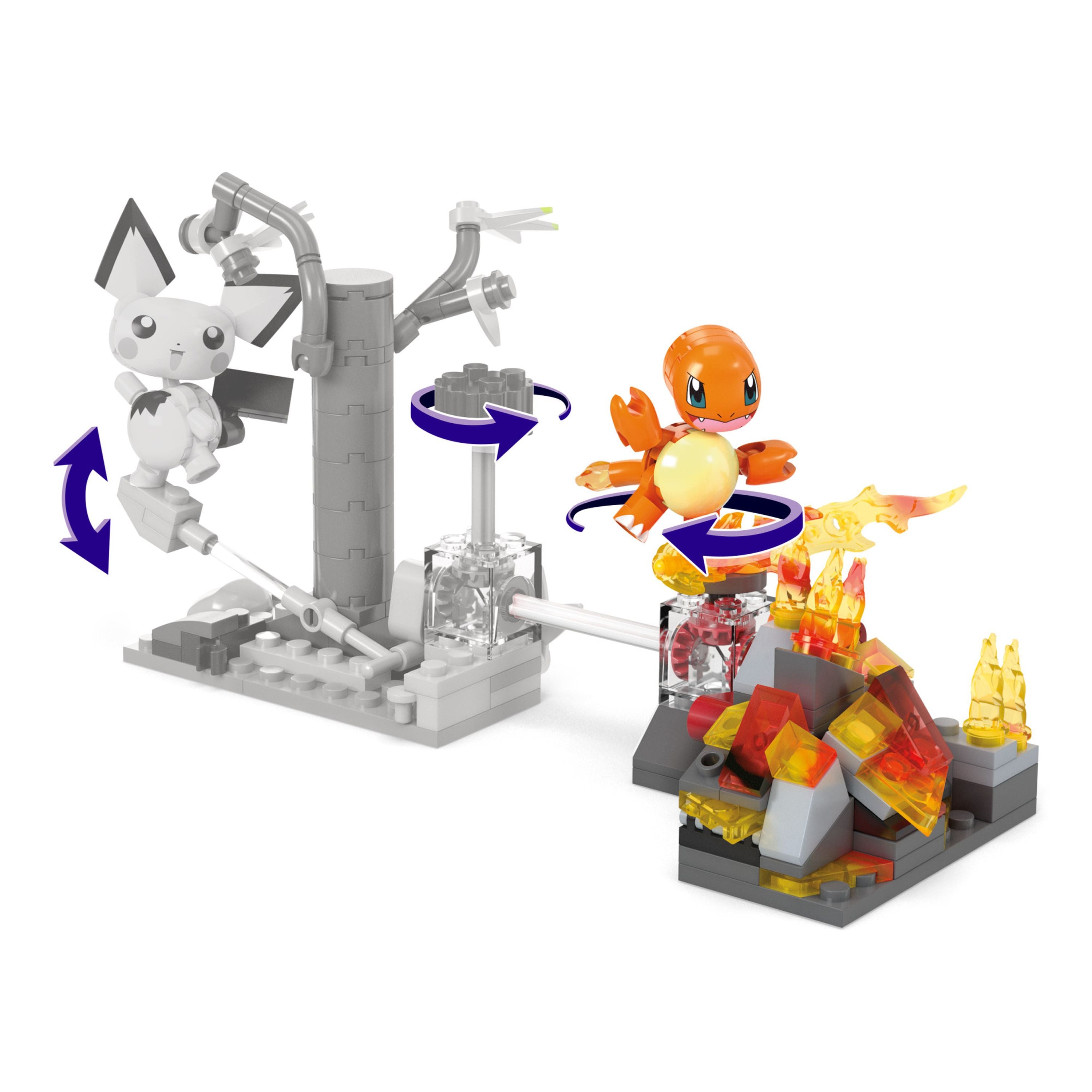 MEGA Construx: Pokemon Charmander's Fire-Type Spinning Set - Exclusive!