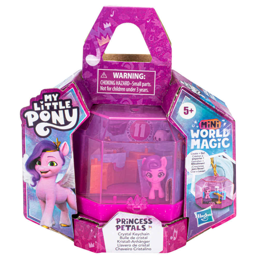 Hot! My Little Pony Mini World Princess Pipp Petals Magic Crystal Keychain