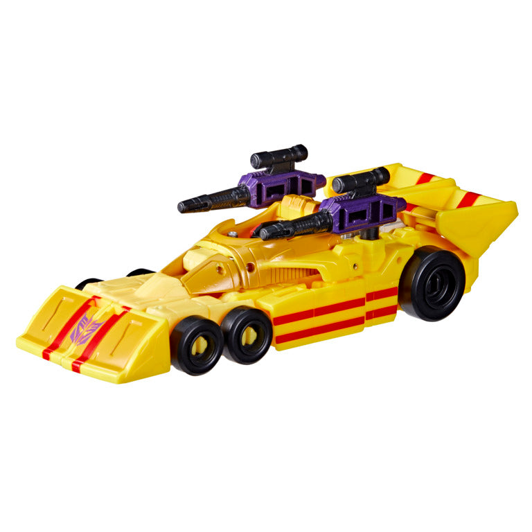 Transformers Generations Legacy Deluxe - Decepticon Dragstrip Robot Toy Inspired by G1
