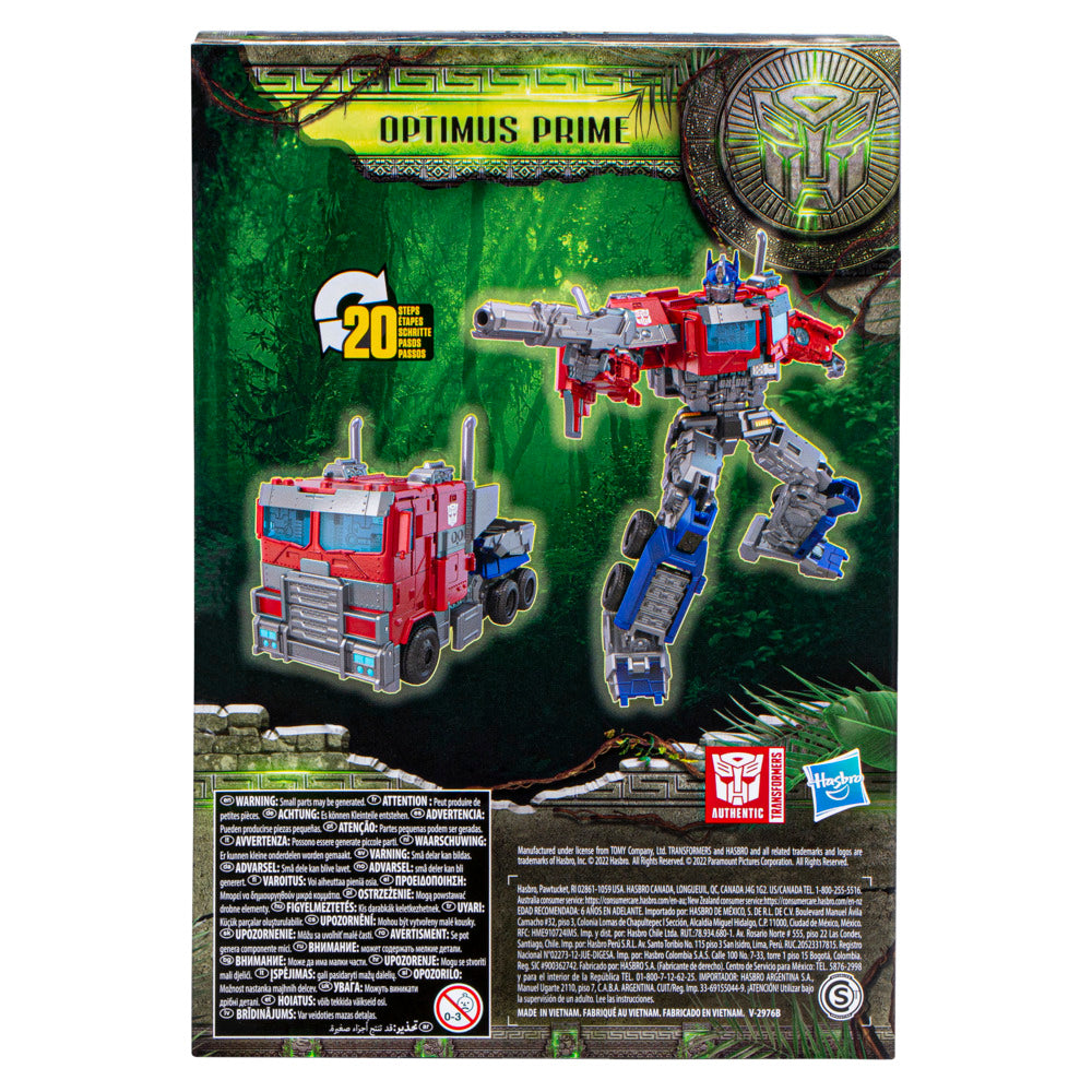 Hot! Transformers Rise Of The Beasts Voyager Class - Optimus Prime Figure
