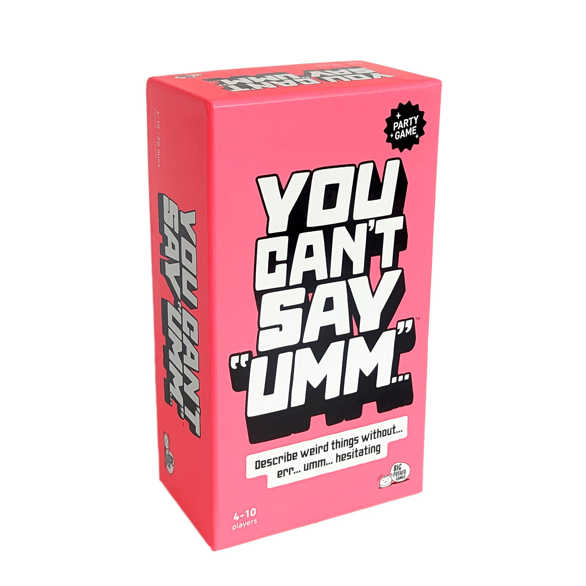 Hot Deal! Big Potato's Exciting 'You Can't Say Umm' Party Game for All Ages