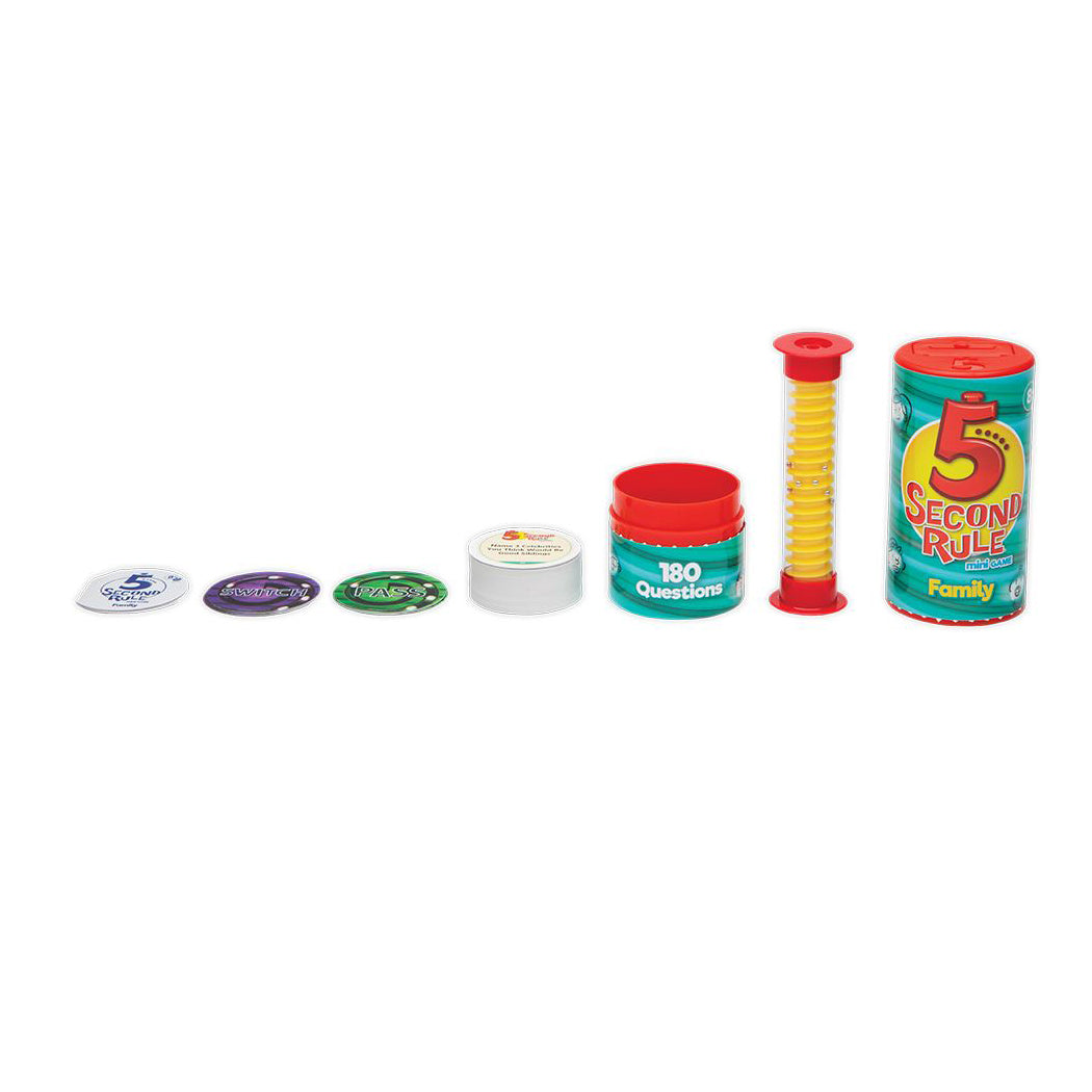 Hot! 5 Second Rule Mini Family Game