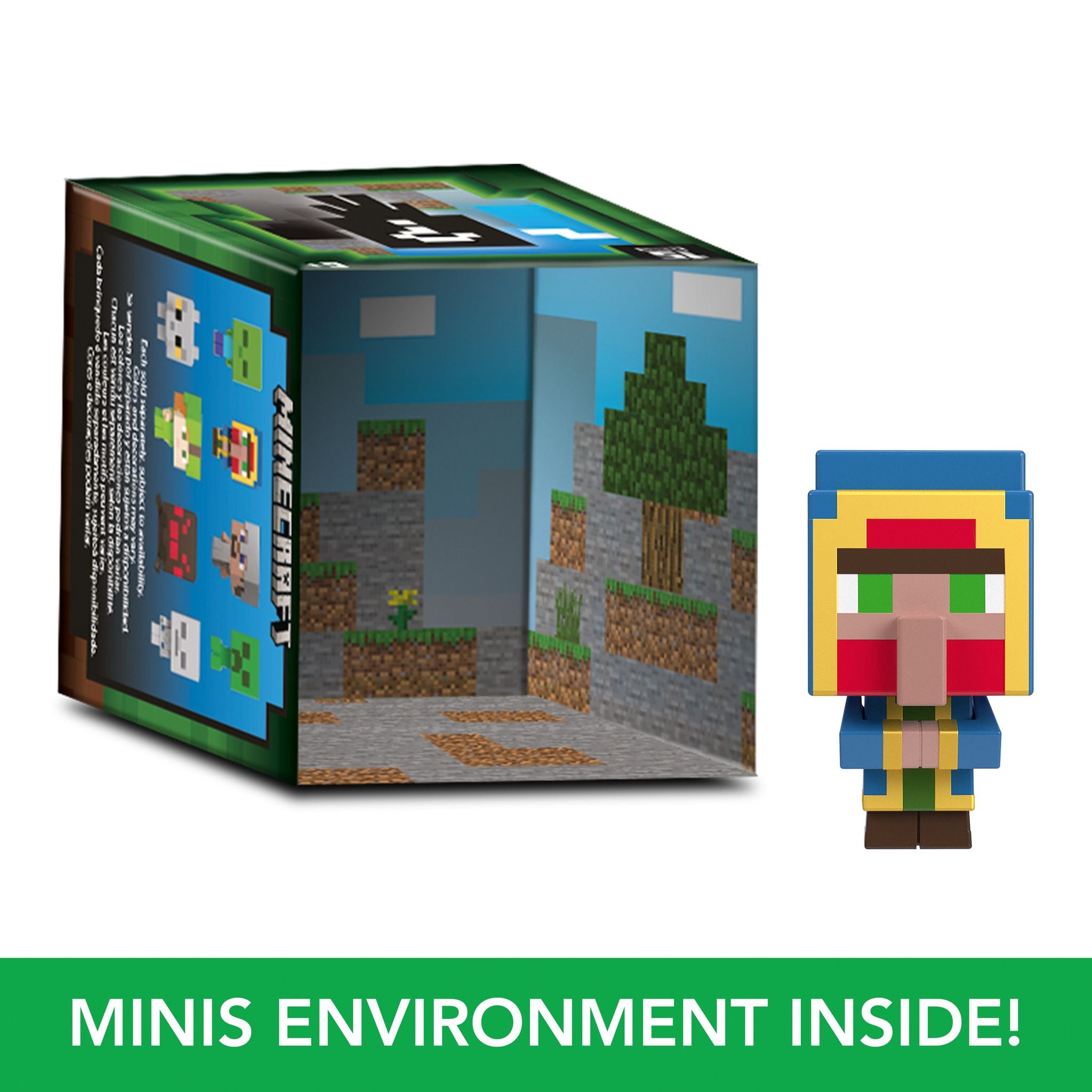 Miniature Minecraft Wandering Trader Mob Heads - Ideal for Fans