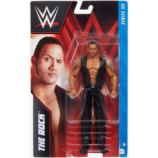 WWE Series 125 - Authentic 6 - inch The Rock Basic Action Figure