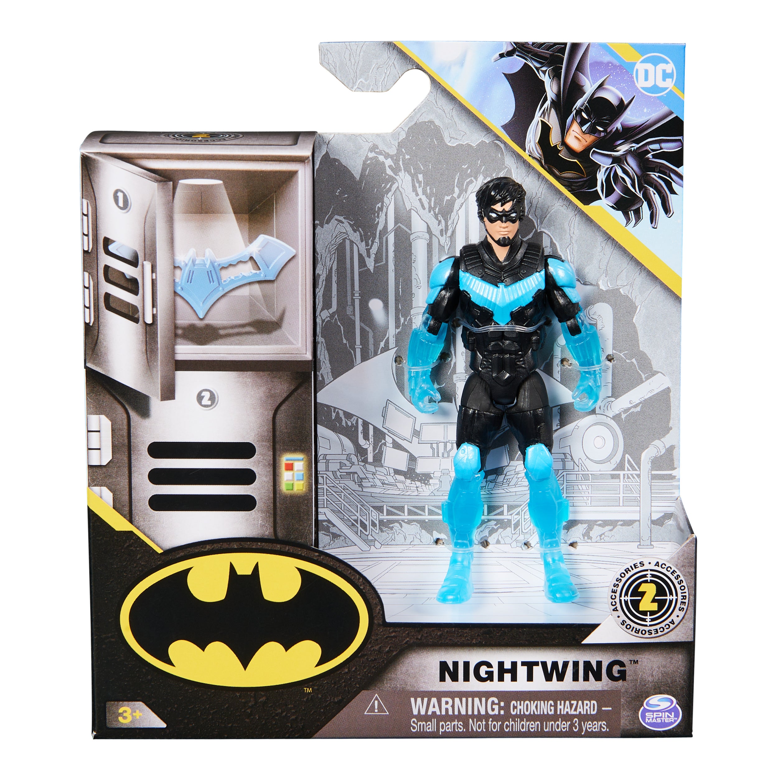 Hot! DC Comics 4-Inch Nightwing Action Figure S2 V2