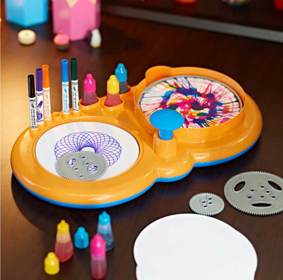 Crayola Spin & Spiral Art Station Deluxe Kit - Great Gift for Kids