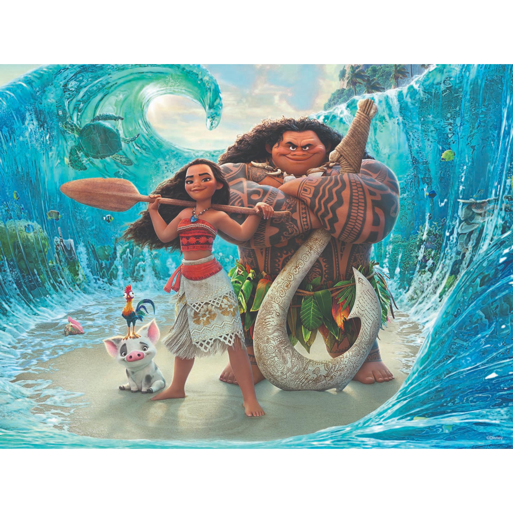 Disney Moana 3D 500-Piece Puzzle - Collect 6 Magical Images!