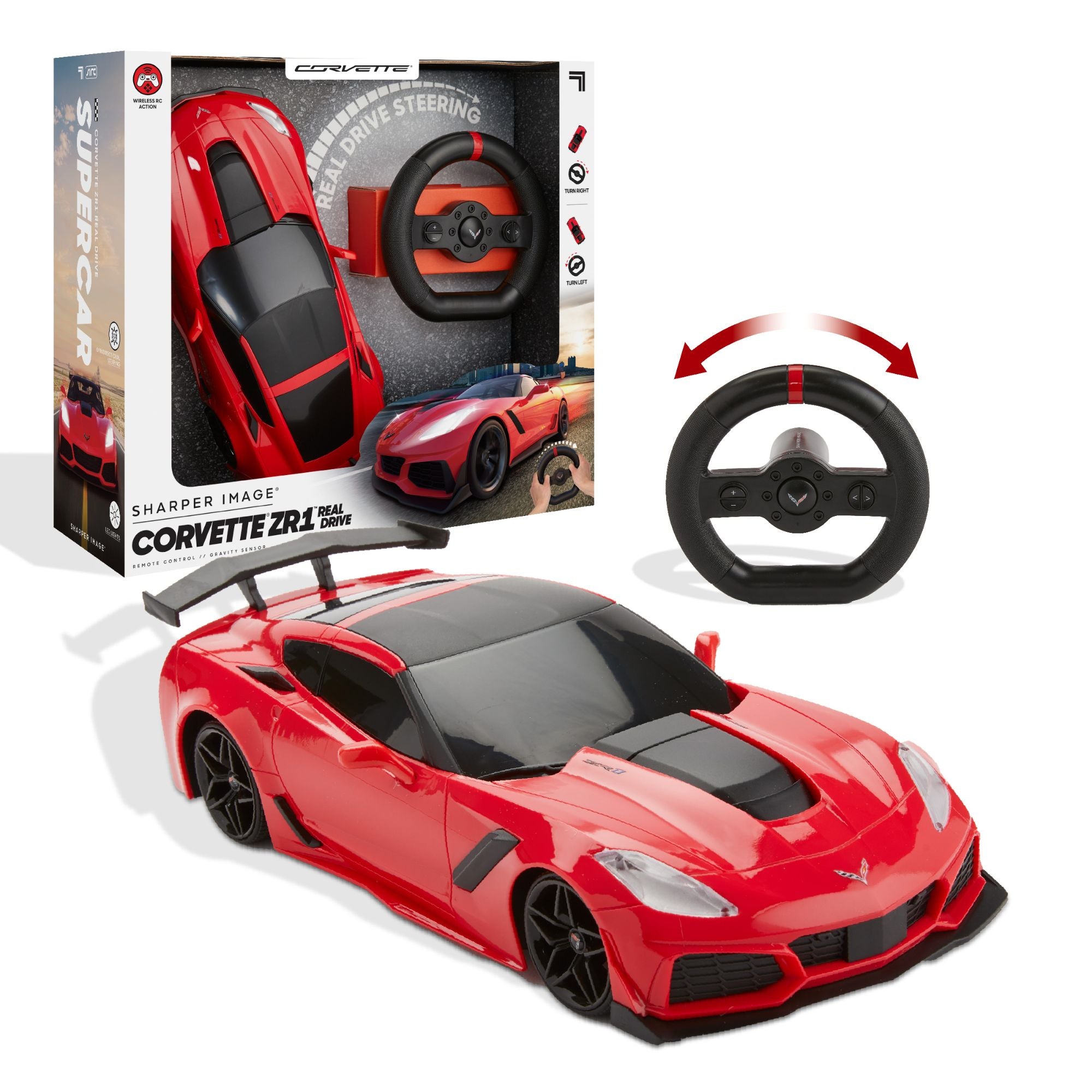 Sharper Image 1:16 Scale RC Real Drive Chevrolet Corvette with Dual Control Modes