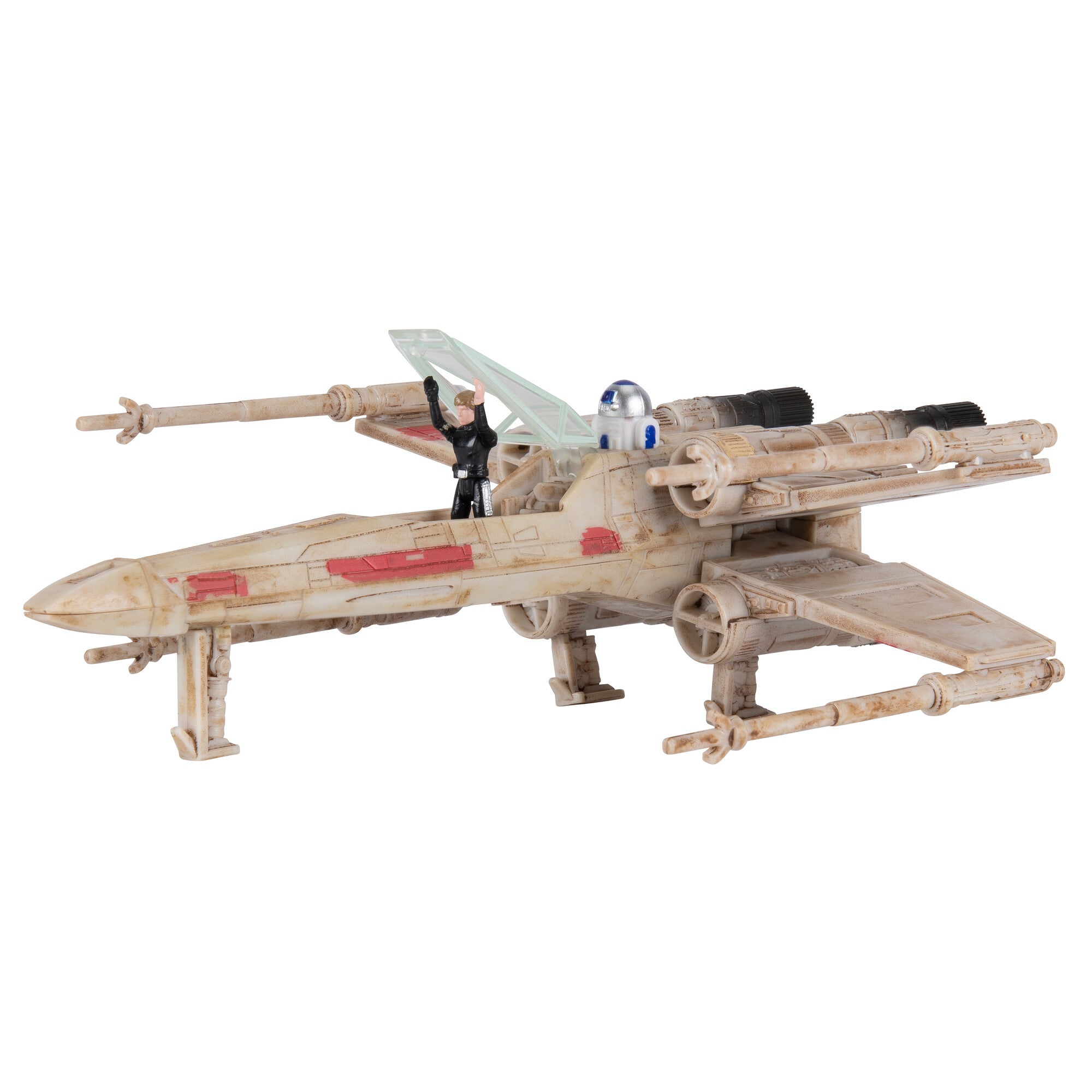 Star Wars 5-Inch Micro Galaxy Squadron 0018 Jedi Luke Skywalker's X-Wing Vehicle & Figure Set