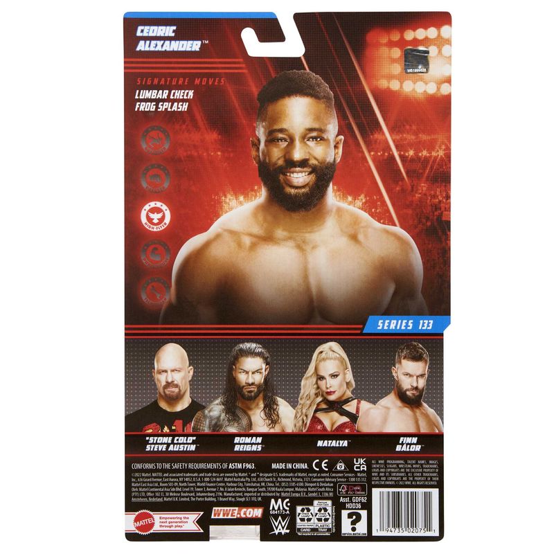 WWE Basic 6 - Inch Action Figure Series 133 - Cedric Alexander
