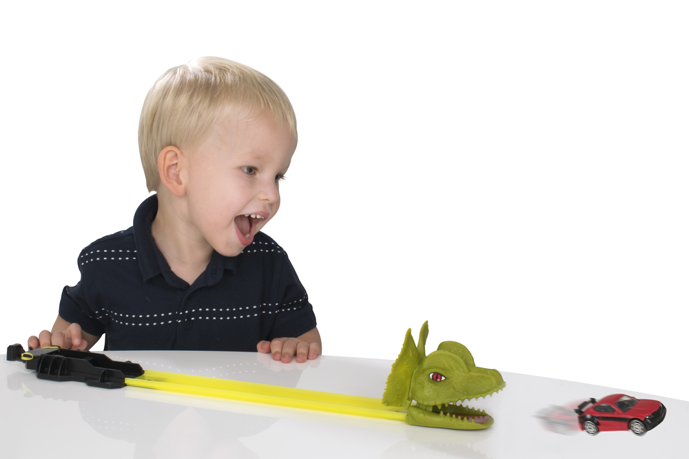 Teamsterz Dino Attack Playset: 3 Diecast Cars Included