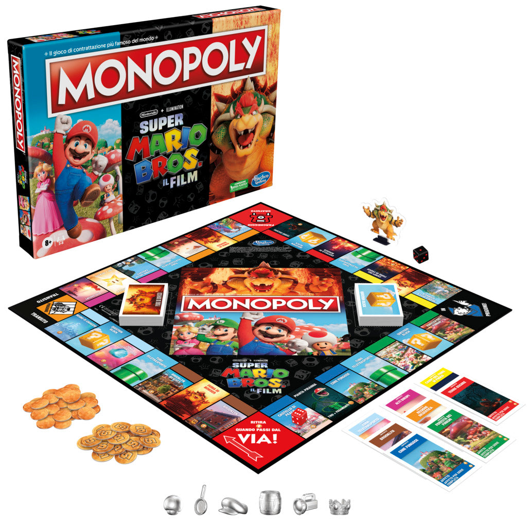 Hot! Monopoly - The Super Mario Bros. Movie Edition Board Game