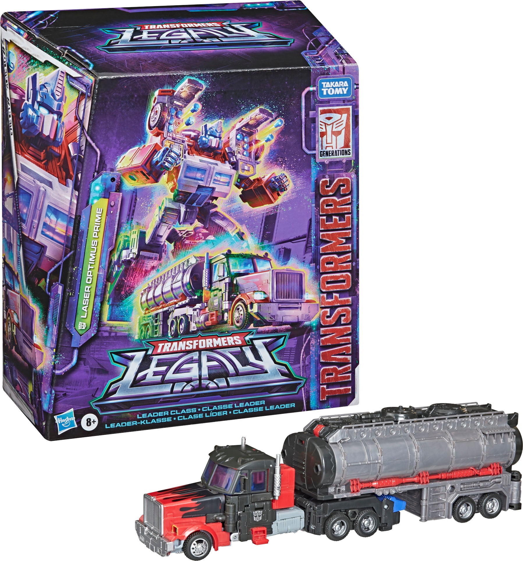Transformers Legacy Evolution - Laser G2 Leader Optimus Prime Action Figure
