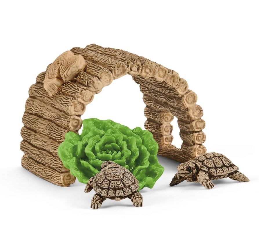 Schleich Tortoise Set: Exclusive Home for Reptiles