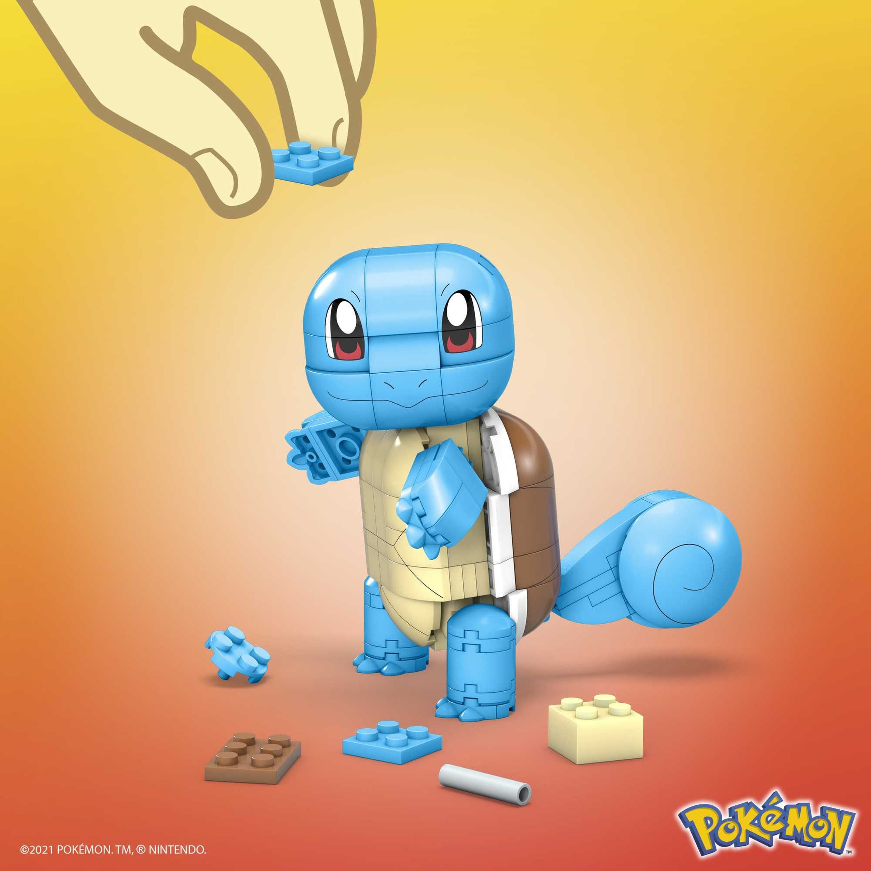 Hot Deal! MEGA Construx Pokémon Building Set - Build & Display Squirtle Model