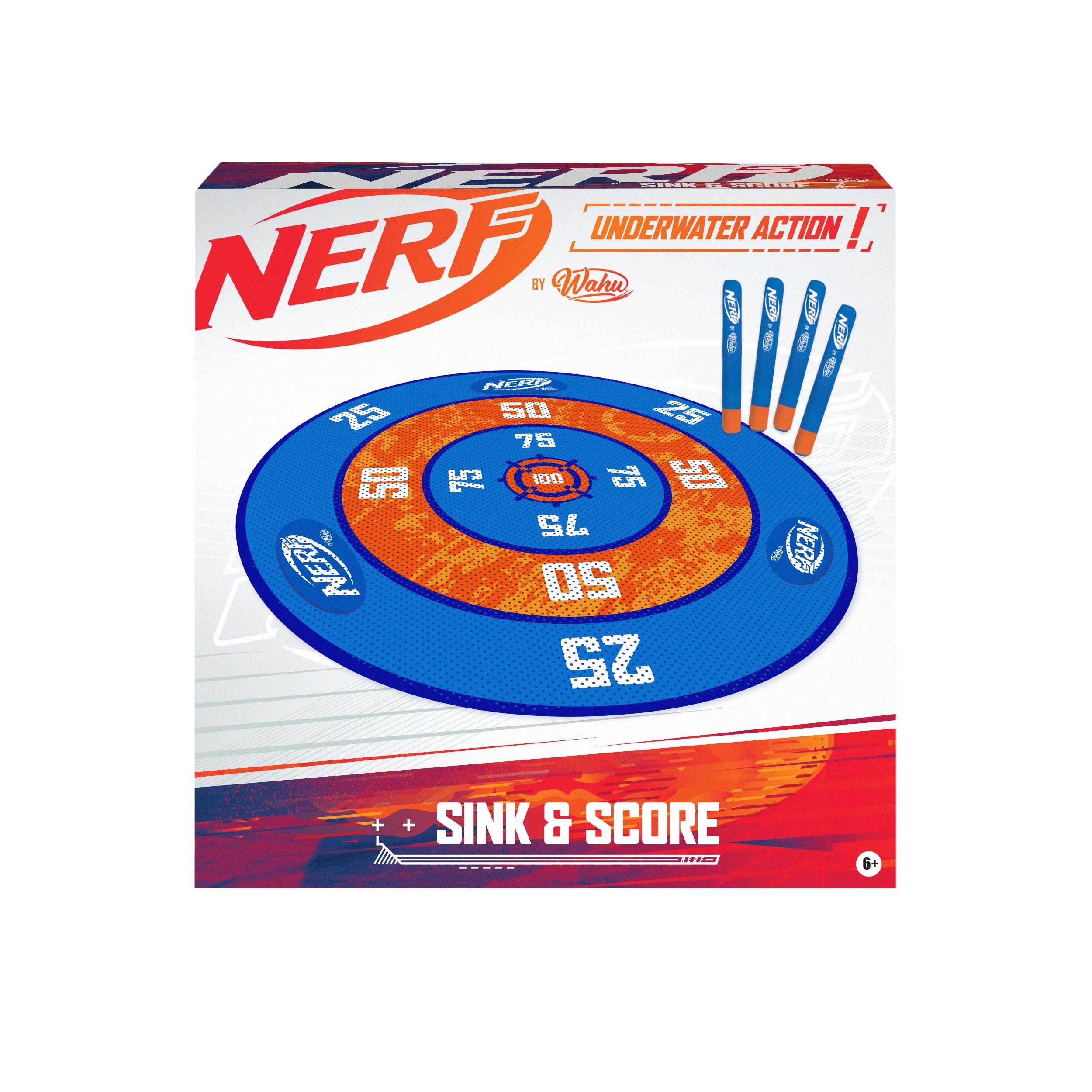 Hot! NERF Wahu Pool Darts: Sink & Score Game