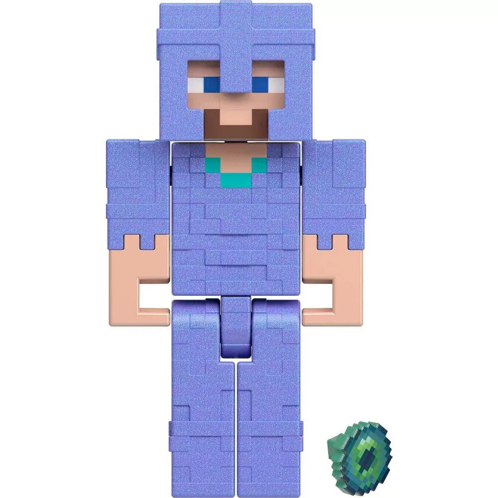 Hot Sale! 8.25cm Scale Minecraft Build - A - Portal Action Figure - Stronghold Steve