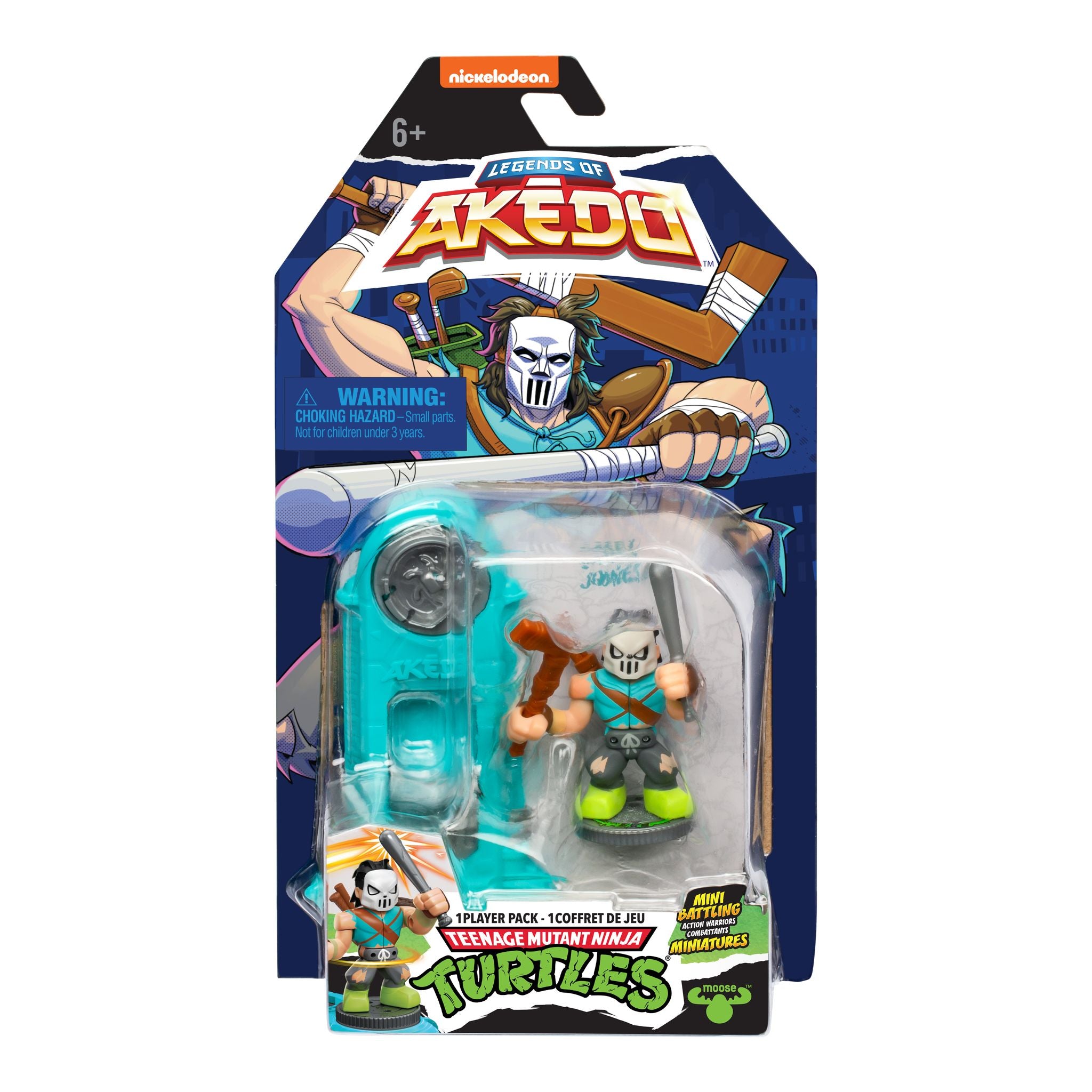 Hot Deal! Akedo Teenage Mutant Ninja Turtles Season 3 Single Pack - Casey Jones Figure