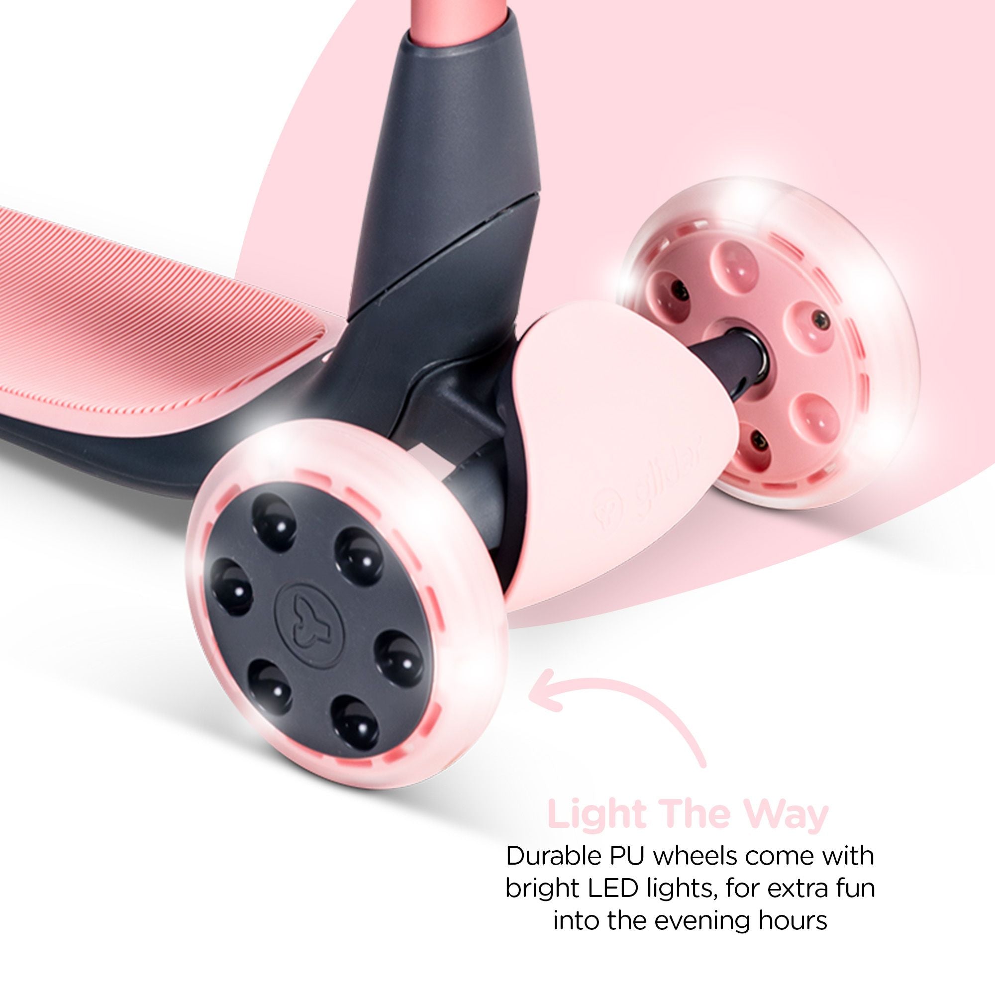 Yvolution Y Glider Luna 5-in-1 Pink Kids Scooter - Durable & Versatile Ride