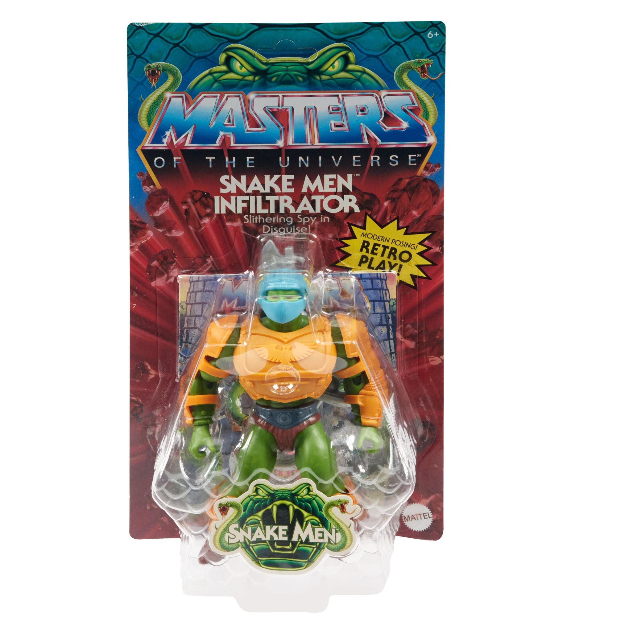 Hot! Masters Of The Universe Origins Snake Men Infiltrator Action Figure