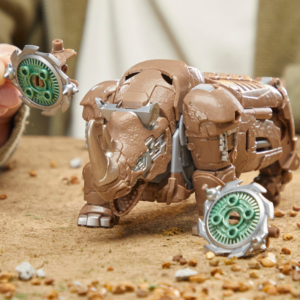 Hot! Transformers Rise Of The Beasts Voyager Class Rhinox Toy