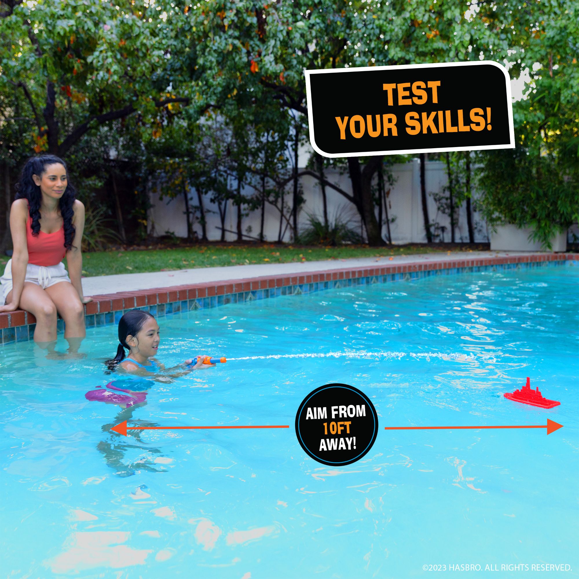 WowWee Splash Battleship Game - Perfect Outdoor Water Game for Summer Fun
