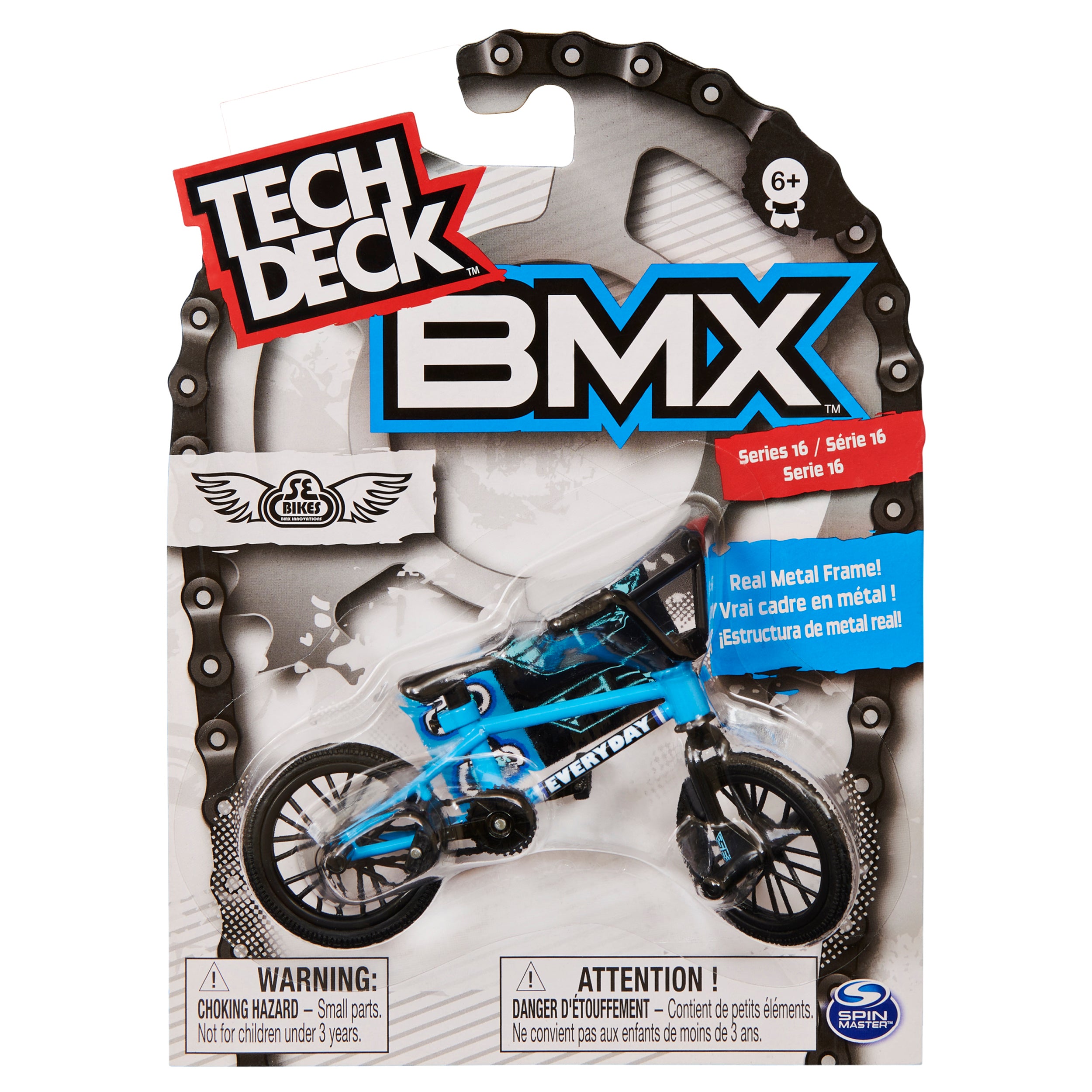 Tech Deck Blue SE BMX Replica Miniature Bikes for Kids and Collectors