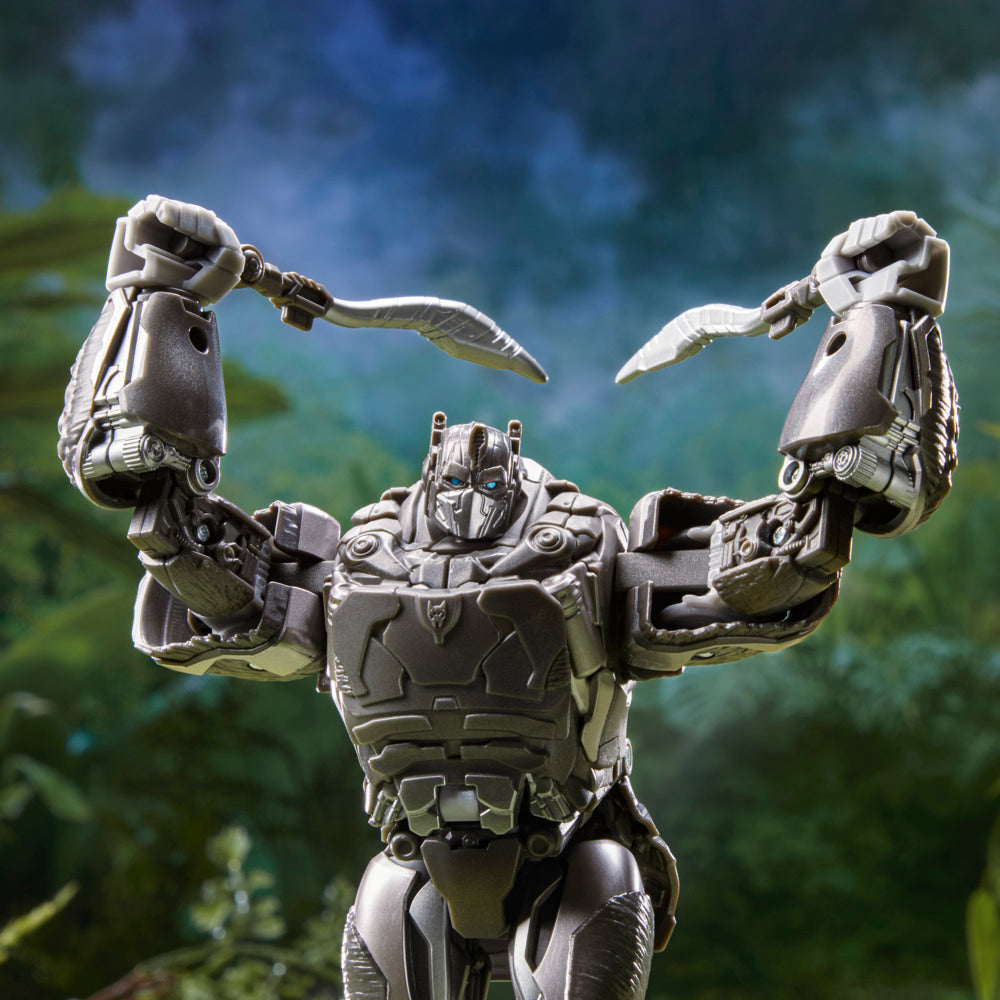 Hot Sale! Transformers Rise Of The Beasts Voyager Class Optimus Primal Action Figure