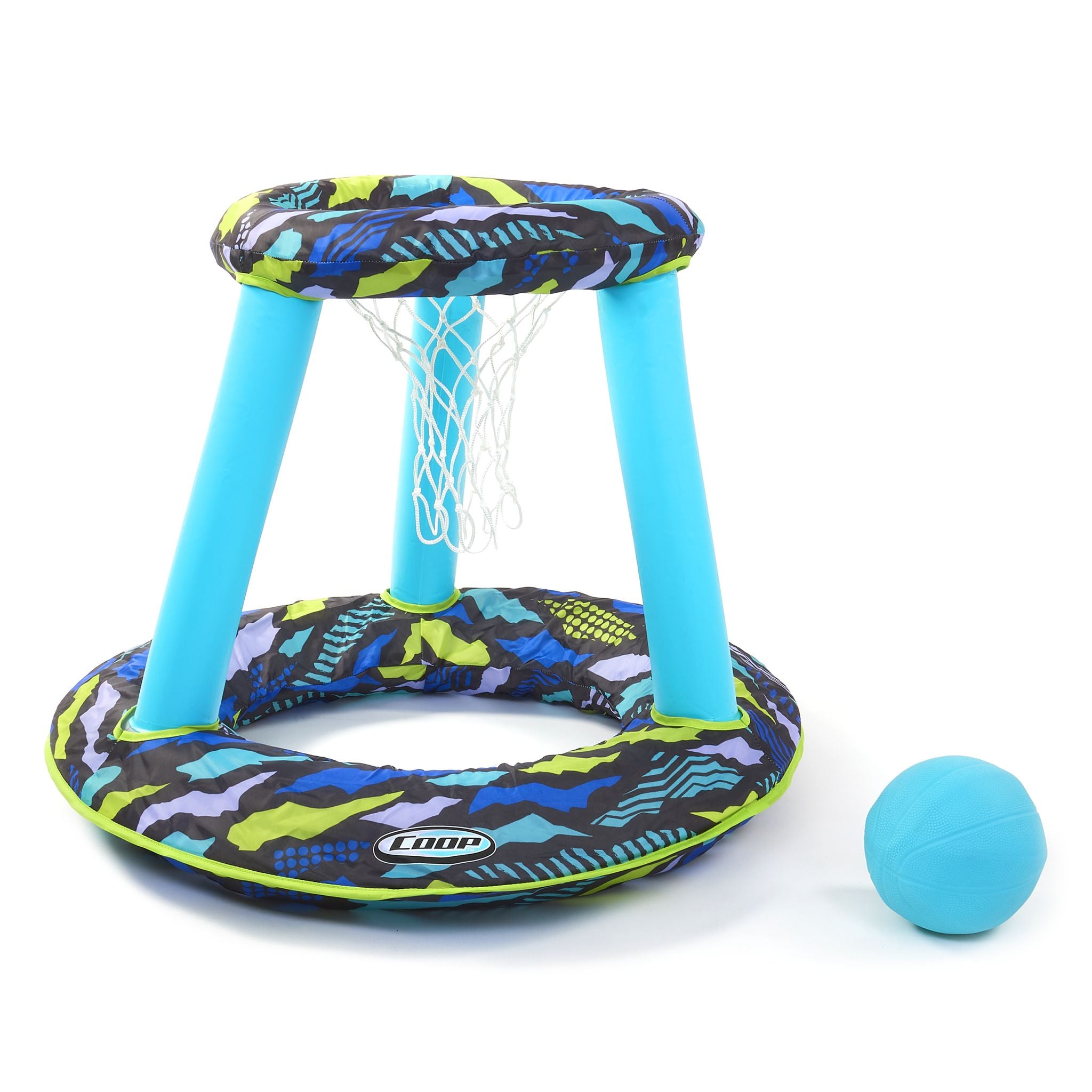 Hot Sale! Coop Hydro Inflatable Spring Hoops with Textured Pro - styled Basketball for Ages 5+