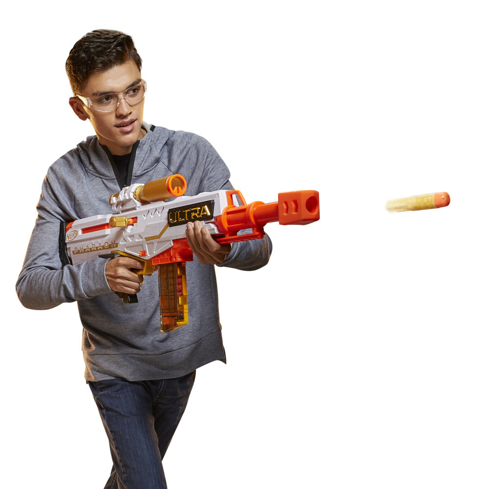 Nerf Ultra Pharaoh Gold-Accented Dart Blaster with 10 Special Edition Gold Darts