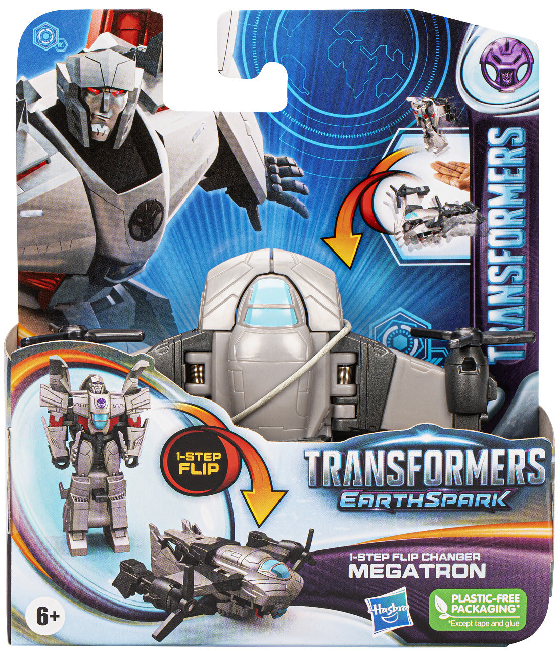Hot Deal! Transformers EarthSpark 1 - Step Flip Changer Action Figure of Megatron