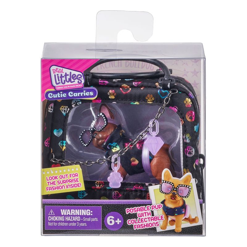 Real Littles S5 Single Pack Cutie Carries with Assorted Adorable Puppy Styles