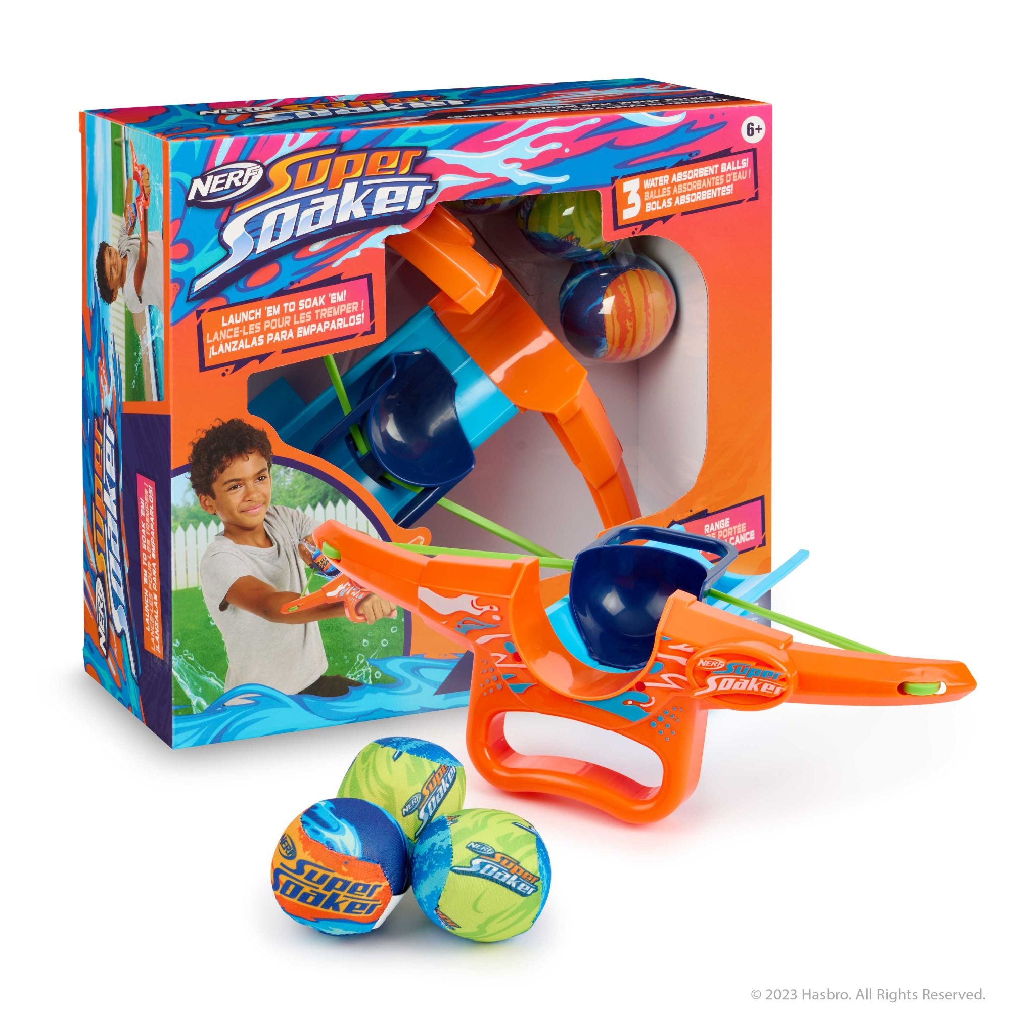 Hot Deal! WowWee Nerf Super Soaker Storm Ball Wrist Rocket for Endless Summer Water Fun
