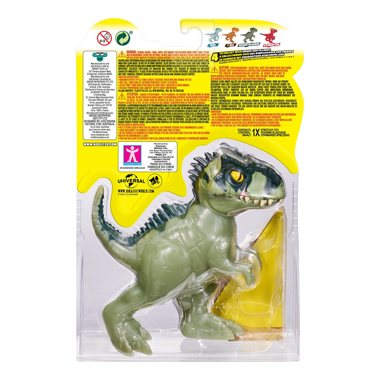 Heroes Of Goo Jit Zu - Super Stretchable Jurassic World Giganotosaurus Hero Pack