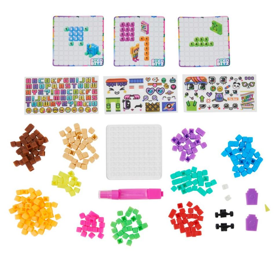 Pixobitz Assorted Styles Refill Pack for Endless Creative Fun
