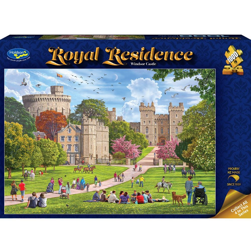 ROYAL RESIDENCE 1000-Piece High - Quality Jigsaw Puzzle of Windsor Castle