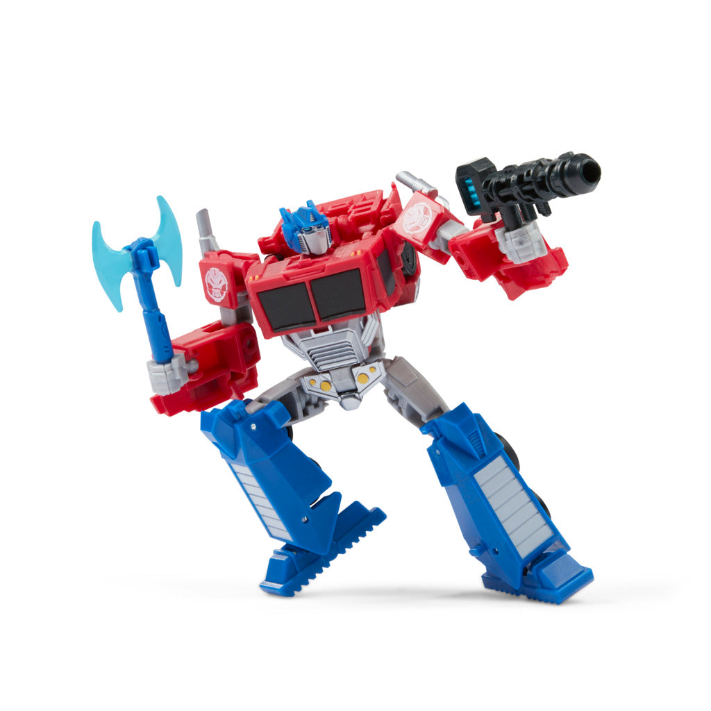 Hot Sale! Transformers Earthspark Deluxe Class Optimus Prime Action Figure