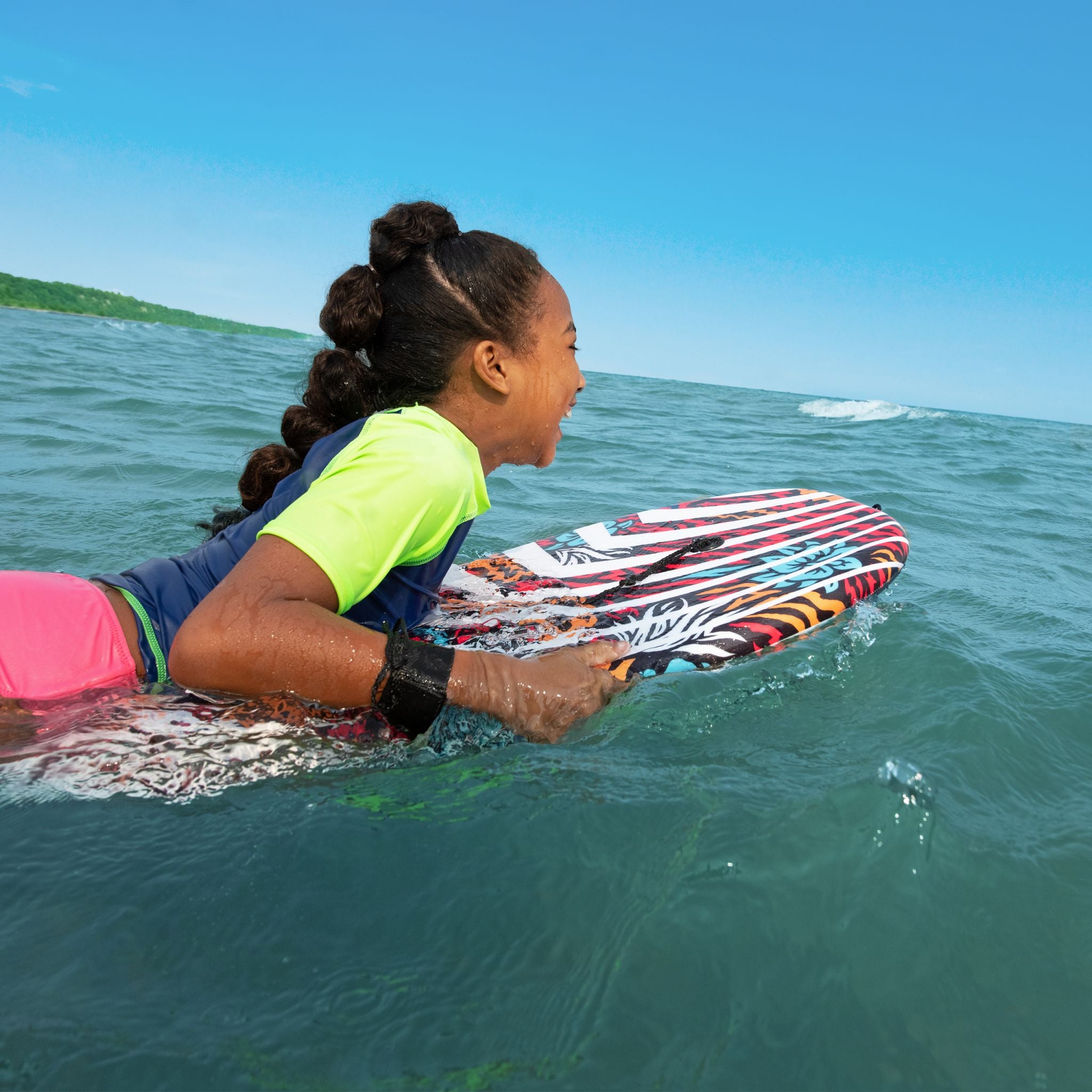 Aloha Red Coop Pipe 37-Inch Bodyboard - Ideal for Beginner Surfers