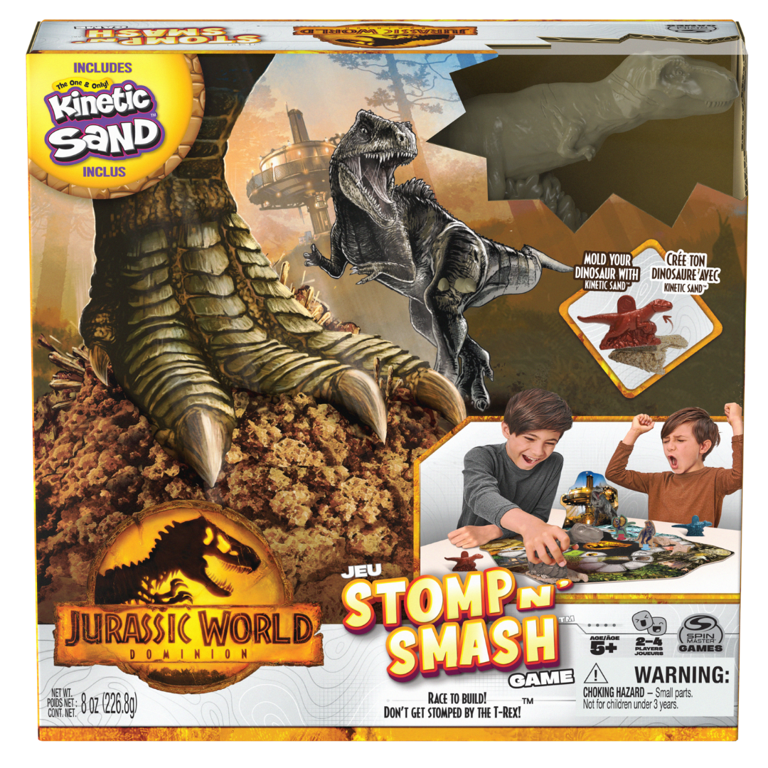 Hot! Jurassic World Stomp N Smash Board Game for Kids