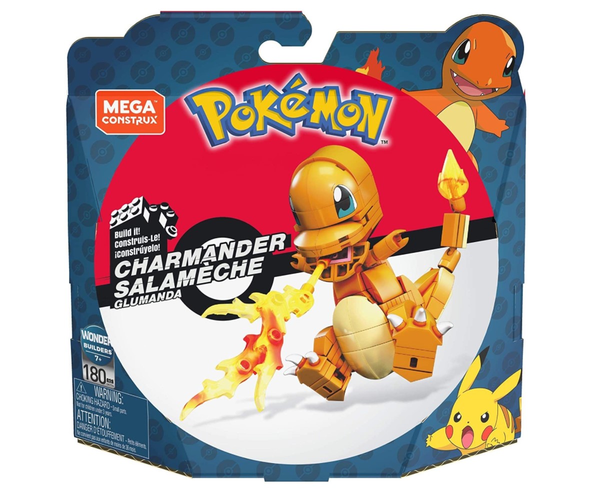 MEGA Construx Build & Display Fire - Breathing Pokemon Charmander Set