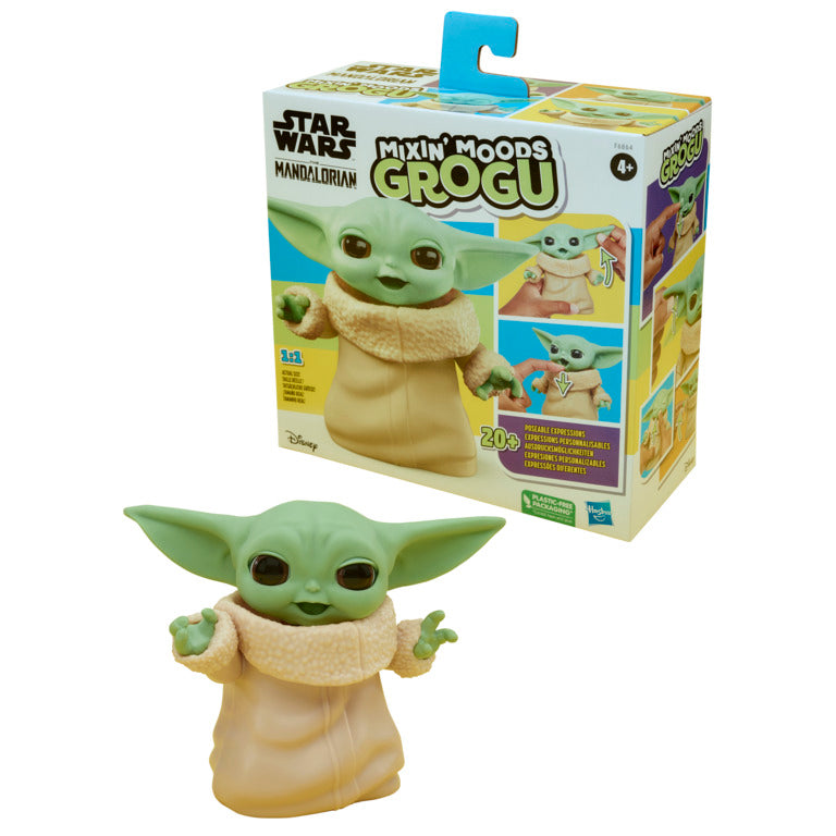 Star Wars Poseable 5 - inch Grogu with Mouldable Skin for Creative Expressions