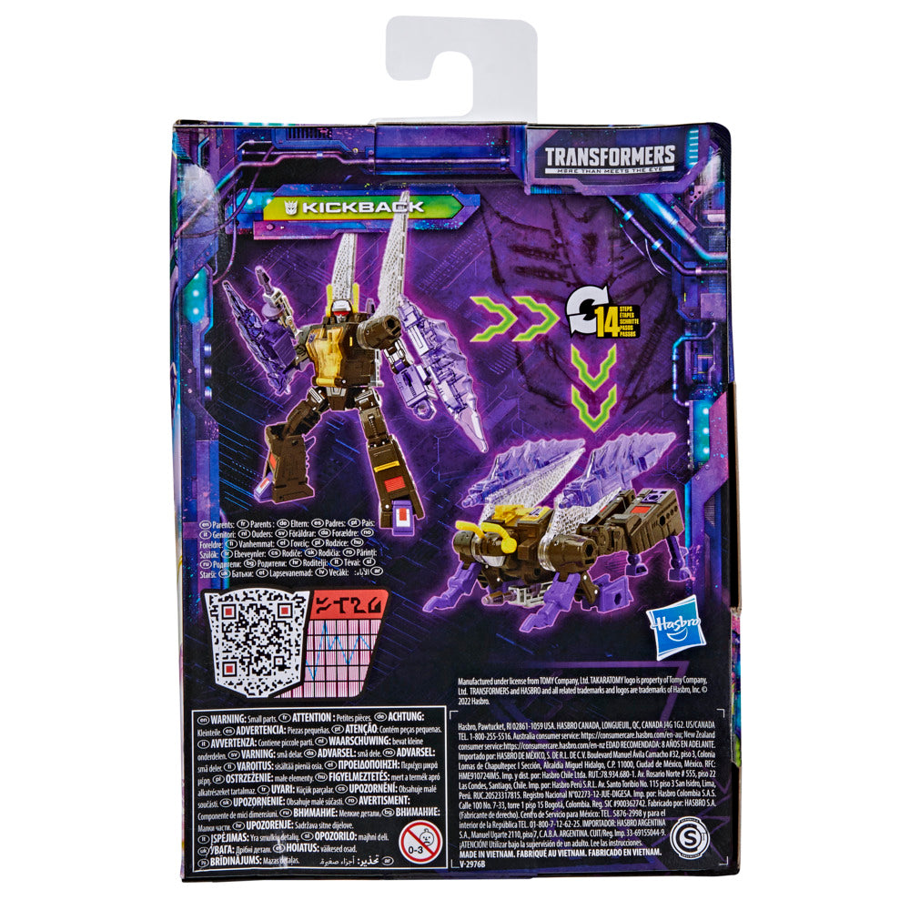 Hot! Transformers Generations Legacy Deluxe Decepticon Kickback Toy