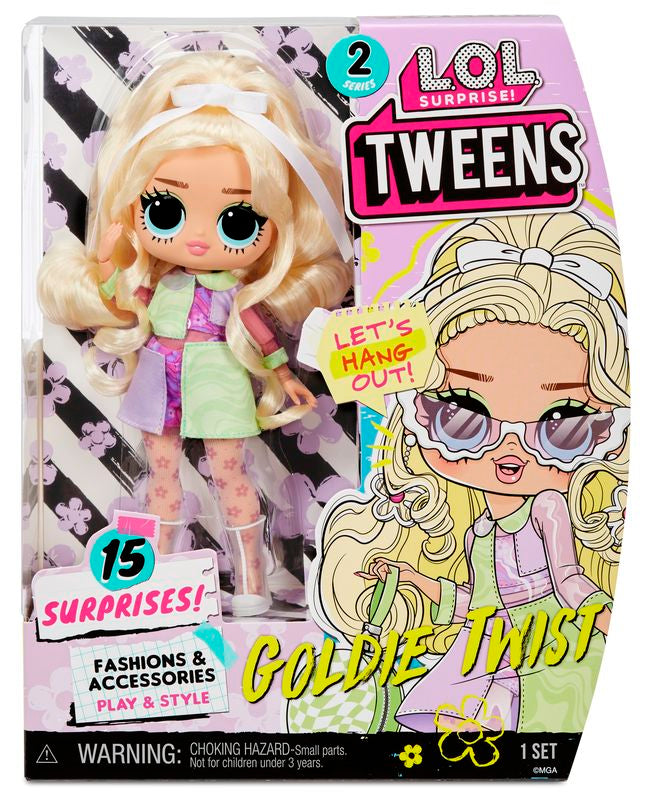 Hot! L.O.L. Surprise Tweens S2 - Goldie Twist Fashion Doll