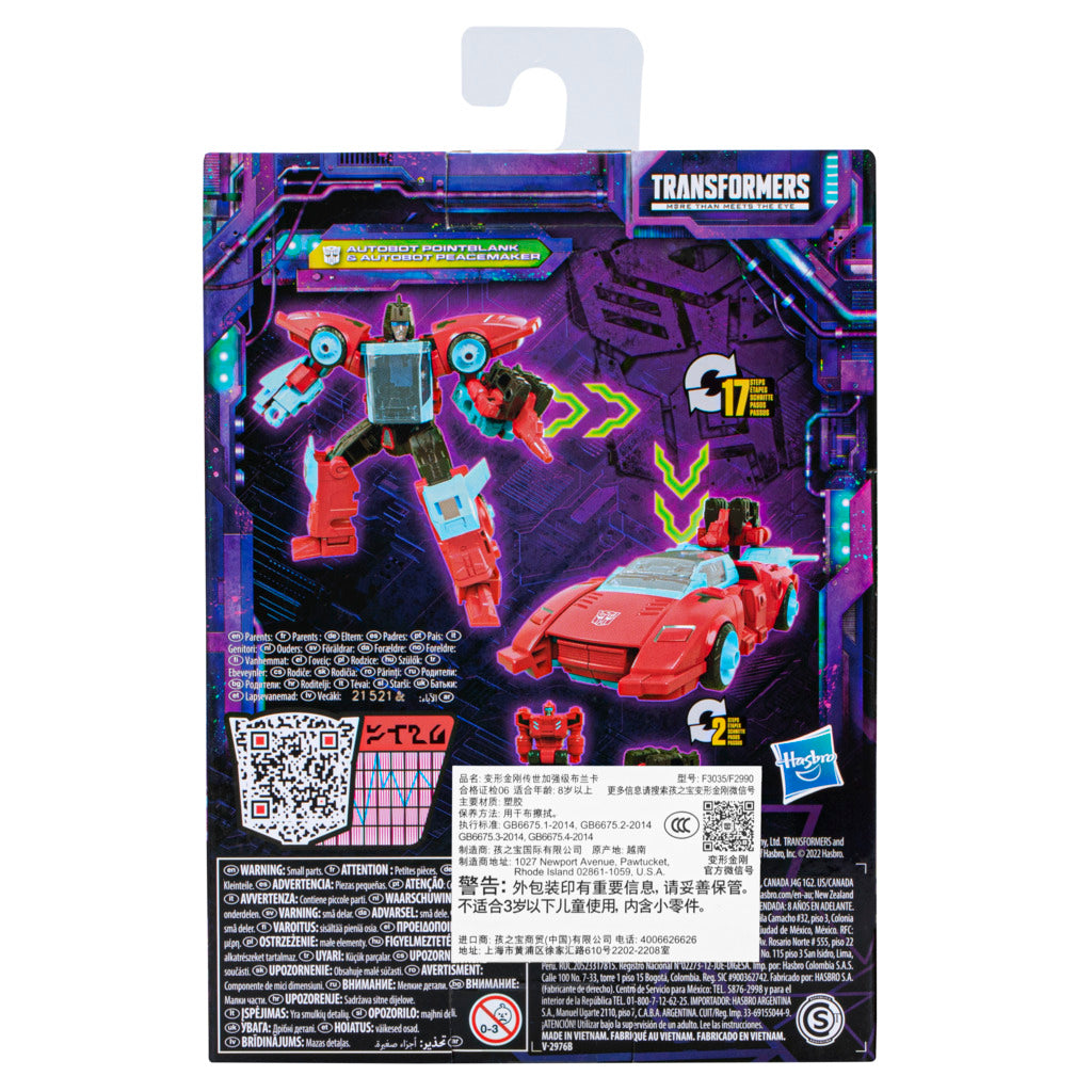 Hot! Transformers Generations Legacy Deluxe - Autobot Pointblank & Peacemaker