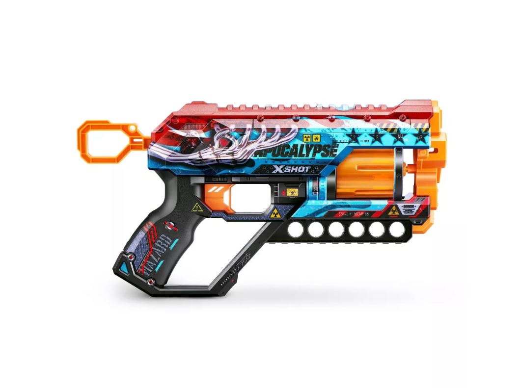 ZURU X Shot Skins Griefer Apocalypse Blaster with 6 Unique Skins