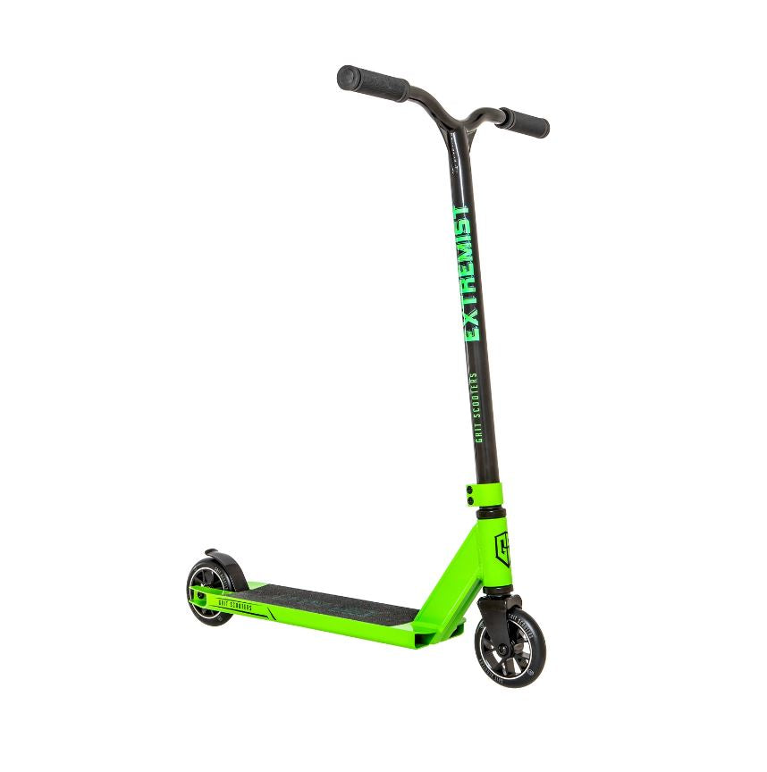 2022/23 GRIT Extremist Fluro Green Scooter with 4.8 - inch Wide Deck