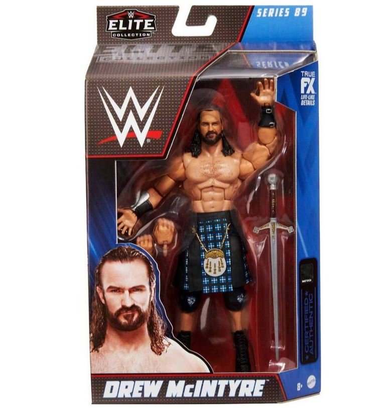 Hot Deal! WWE Elite Collection Series 89 Action Figure - Drew McIntyre for Collectors and Kids