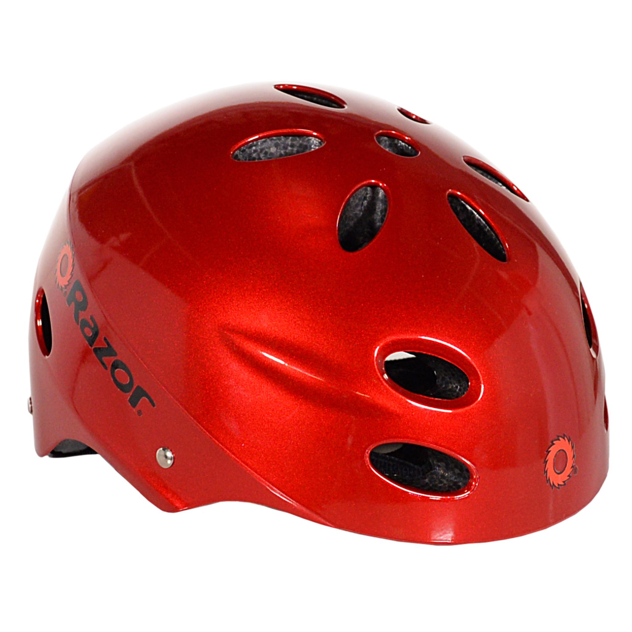 Hot Deal! Razor Lucid Red Youth Helmet