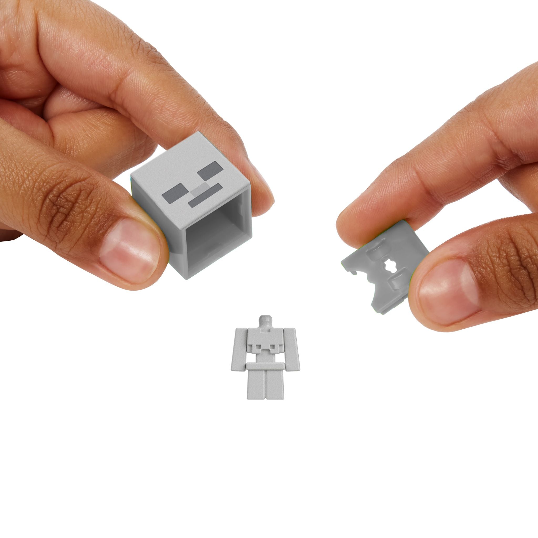 Skeleton Minecraft Mob Head Minis - Ideal for Young Fans